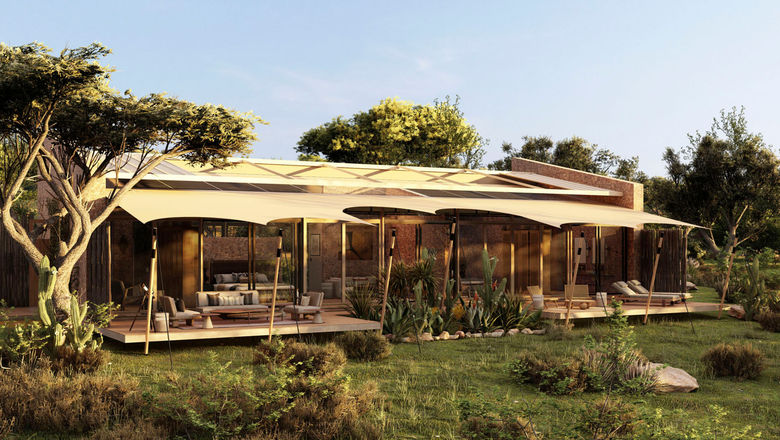 Rendering of the tented accommodations at the Mapito Safari Camp, Serengeti, Autograph Collection, which is scheduled to open later this year in Tanzania.
