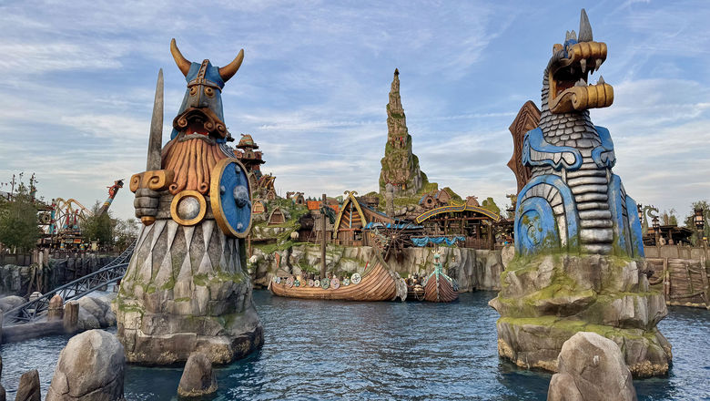 How to Train Your Dragon -- Isle of Berk is one of five worlds in Epic Universe.