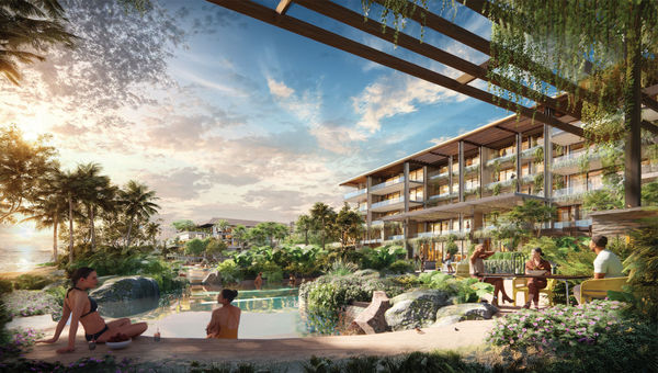 Concord Wilshire Capital's vision for multiple pools at the redesigned Grand Lucayan.