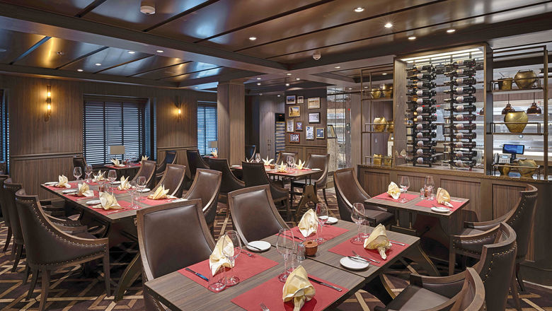 The Butcher's Cut steakhouse aboard MSC World America.