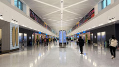 There wasn't much of a crowd at Newark Airport's Terminal A on May 28. Over Memorial Day weekend, Terminal C wasn't very busy either.