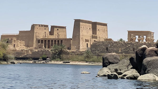 The Philae Temple was relocated after flooding caused by the Aswan High Dam. The Philae Temple was relocated after flooding caused by the Aswan High Dam.