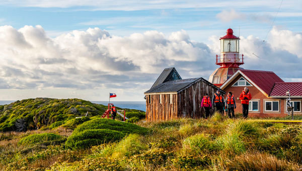 The Cape Horn lighthouse.