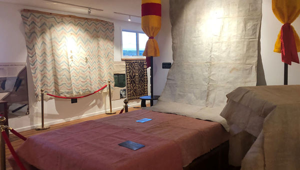 One of Kauai Museum's newest exhibit features various pieces of kapa. One of Kauai Museum's newest exhibit features various pieces of kapa.