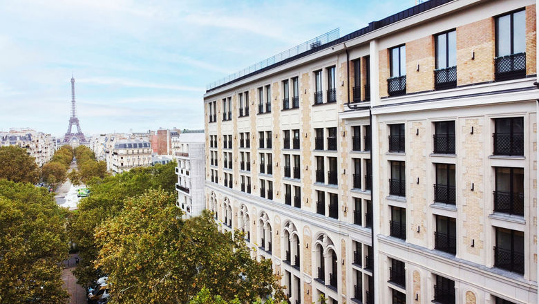 The facade of the 118-room Sax Paris, LXR Hotels & Resorts.