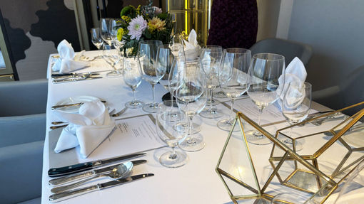 The Riverside Debussy offers an intimate dining experience for about $365 (320 euros) per person.