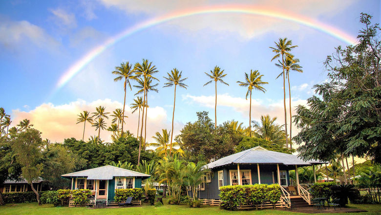 Waimea Plantation Cottages on Kauai dates to the 1880s. It started as a dairy and a sugarcane plantation before becoming a resort in 1984.