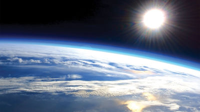 The view of Earth from a Space Perspective Neptune One test flight.