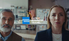 A scene from American Express GBT's advertisement.
