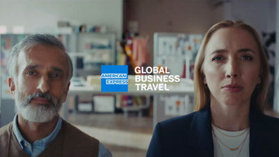 A scene from American Express GBT's advertisement.