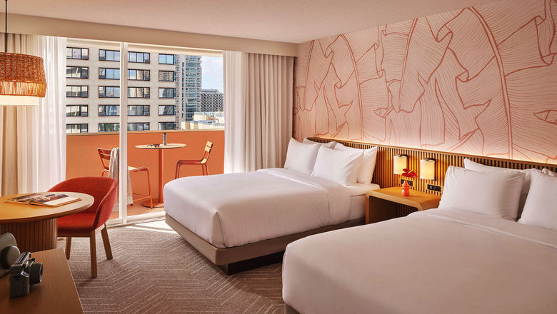 A renovated room at the Ambassador Hotel of Waikiki.