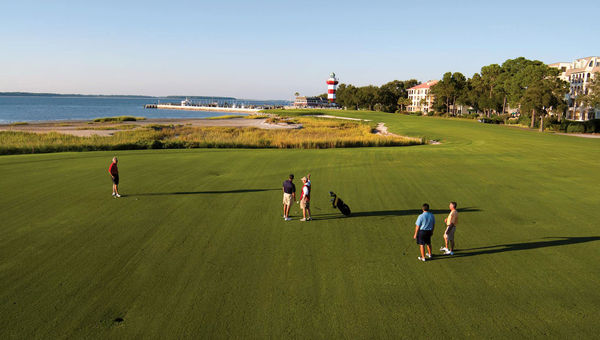 The 18th hole at Harbour Town on Hilton Head Island, S.C.