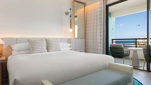 Renovated accommodations in the Suite Tower at La Concha Resort.