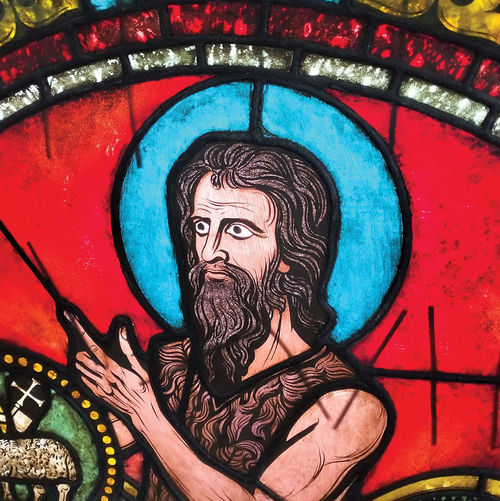 When the soot was removed from the stained-glass windows, they emerged in vibrant glory.