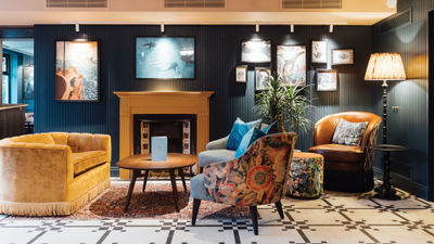 The Marcus Portrush's lobby has a whimsical design.