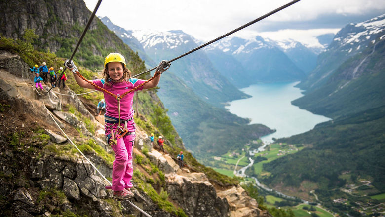 There are family-friendly zipline venues across Norway, all with amazing views.