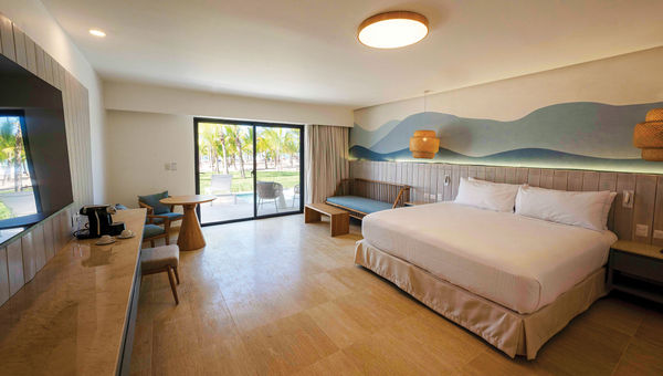 Rooms at the Viva Miches by Wyndham are spacious and contemporary.