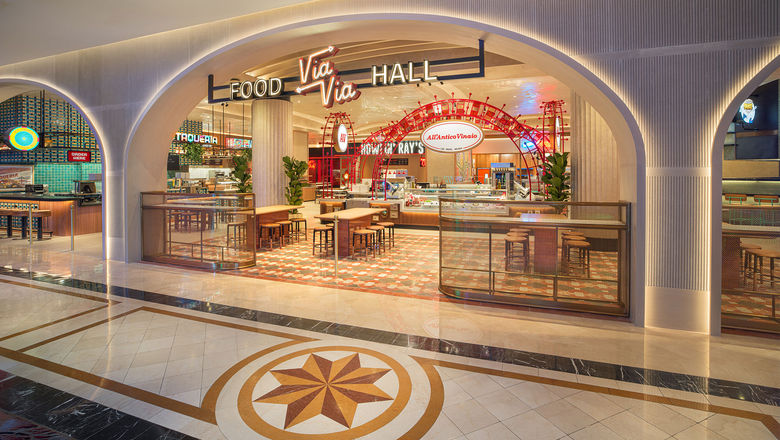 The Via Via food hall is the centerpiece of the Venetian's culinary expansion.