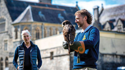 New itineraries from luxury barge operator European Waterways include activities like falconry.