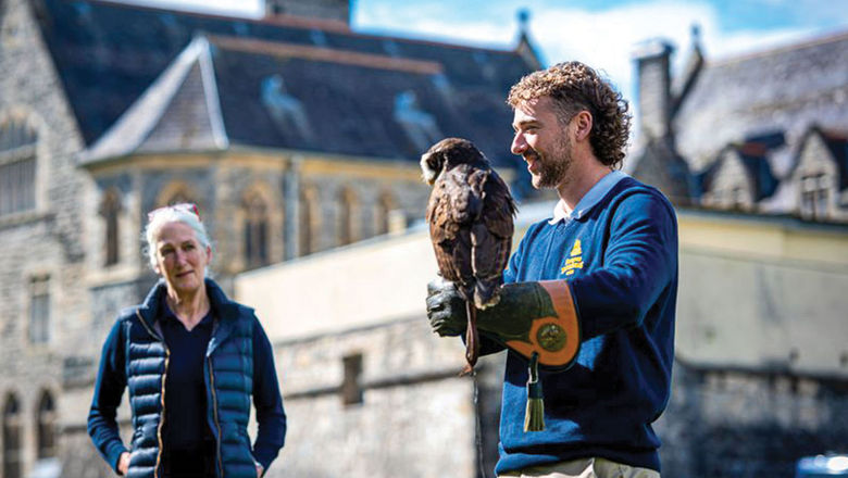 New itineraries from luxury barge operator European Waterways include activities like falconry.