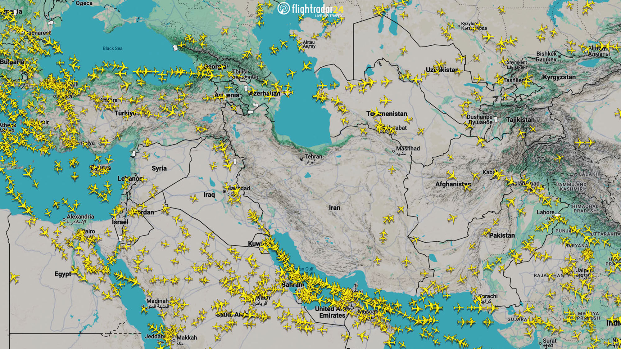 Detours and delays The strain - Middle East Conflict Adds To The Global Airspace S