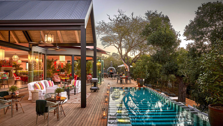 Each tent at Masiya's Camp at Royal Malewane includes a private wooden deck with heated plunge pool.