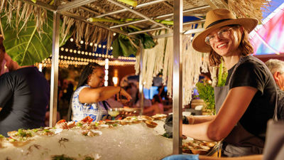 James Beard Award nominee Sarah Thompson, executive chef at Wynn Las Vegas' Casa Playa, at last year's Revelry. She'll be returning for this year's event.