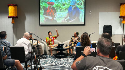 Talk Story & Makeke sessions at the Courtyard Marriott Oahu North Shore brings together visitors and local residents.