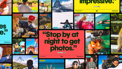User-generated photos are at the core of Tripadvisor’s new branding.