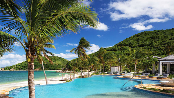 The Peter Island Resort's newly built infinity pool looks out onto Deadman's Bay. The Peter Island Resort's newly built infinity pool looks out onto Deadman's Bay.