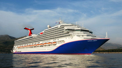 The Carnival Liberty sails weeklong cruises to the Bahamas and the Western Caribbean from New Orleans.