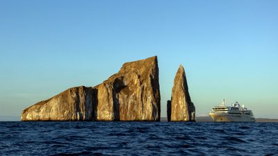 The Silver Origin near Kicker Rock in the Galapagos.