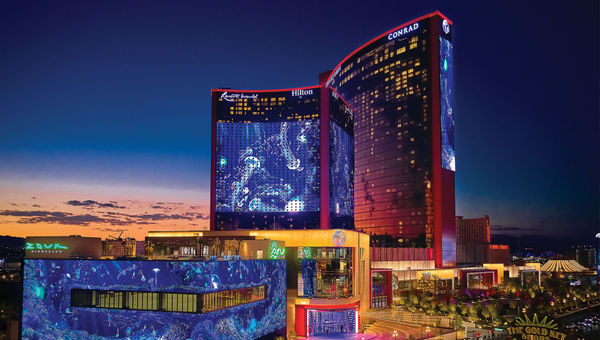 Resorts World Las Vegas, which is home to the Hilton, Conrad and Crockfords hotels.