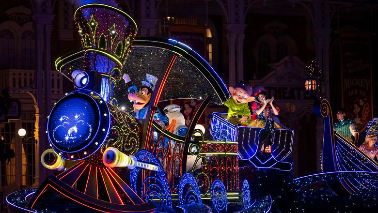 A new nighttime parade, “Disney Starlight: Dream the Night Away,” debuted at the Magic Kingdom on July 20.