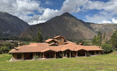 Inkaterra's Hacienda Urubamba is a 40-unit hotel offering guests stunning views of mountains and the Sacred Valley of the Incas.