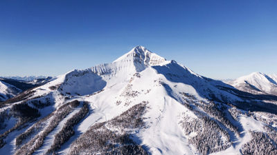 Lone Peak sits atop 11,166-foot Lone Mountain at Big Sky resort.