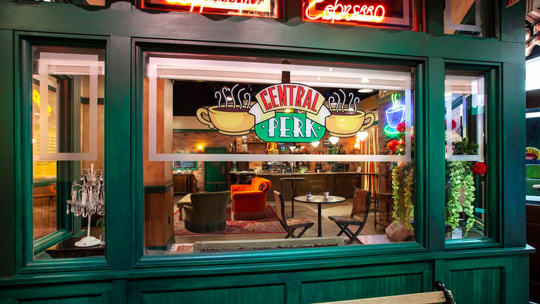 Fans of the hit TV show "Friends" can see set re-creations, like this one of the Central Perk coffee shop, at The Friends Experience at the MGM Grand in Las Vegas
