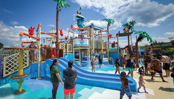 The Lego City Water Playground was a welcome oasis on a scorching summer afternoon. The Lego City Water Playground was a welcome oasis on a scorching summer afternoon.