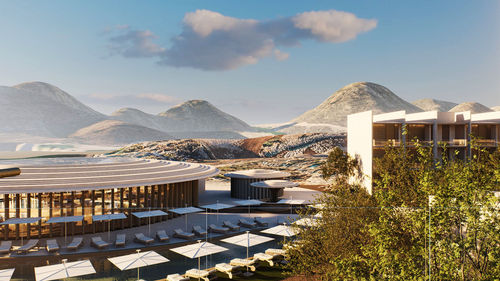 The 96-room beachfront Mailena will offer personalized health and longevity programming. The 96-room beachfront Mailena will offer personalized health and longevity programming.