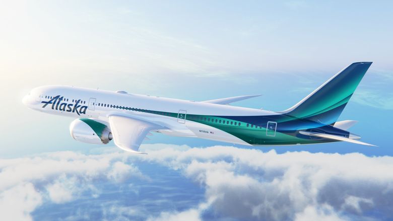 Alaska Airlines' new exterior design for Boeing 787s will debut in January.