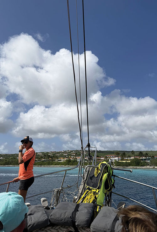 A Carnival Cruise Line snorkeling excursion included a relaxing boat ride. A Carnival Cruise Line snorkeling excursion included a relaxing boat ride.