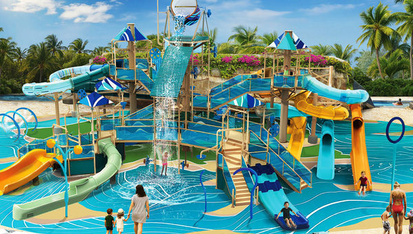 The Splash Harbor splash pad will be at the waterpark's center.