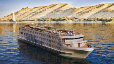 A rendering of the Nile Seray, which will have a sister ship in 2028.