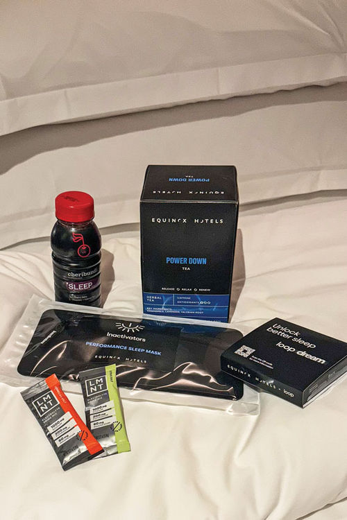 Select minibar items are included as part of The Sleep Lab experience. Select minibar items included in The Sleep Lab experience