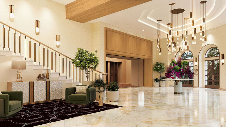 A rendering of the refreshed south lobby of Green Valley Ranch Resort, among the $200 million in planned improvements.