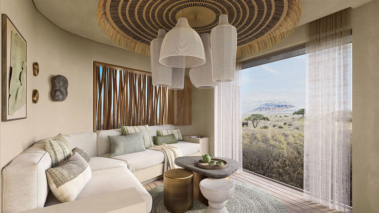What a standard villa lounge will look like at Kitirua Plains Lodge.