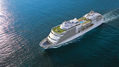The Seven Seas Navigator, which is leaving the Regent Seven Seas Cruises fleet next year after three commemorative sailings.