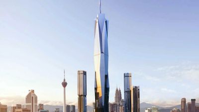 Merdeka 118 is the tallest skyscraper in Southeast Asia and second-tallest in the world at 2,227 feet.