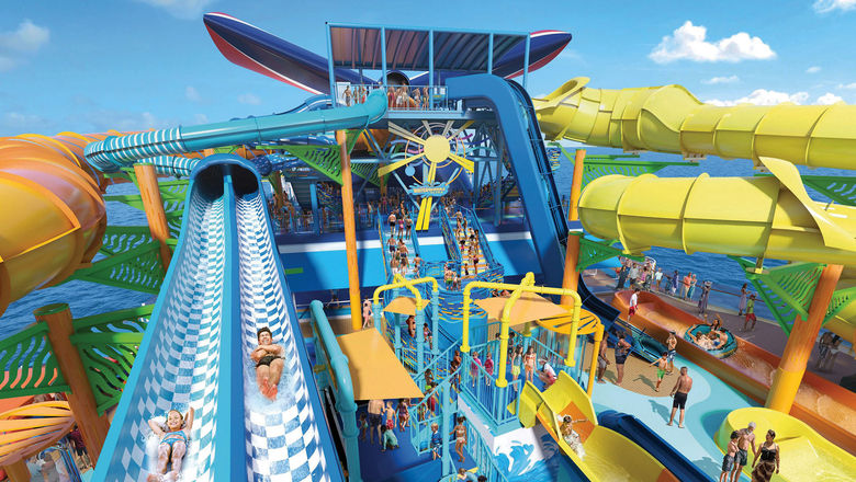 The Festivale will have Carnival's largest waterpark at sea.