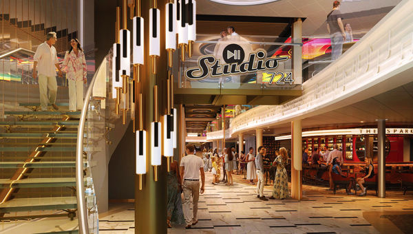 O Studio 724 oferecerá uma experiência interativa de criação musical.